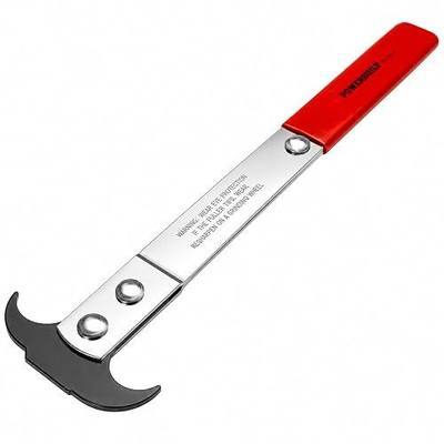 Powerbuilt Seal Puller, Heavy-Duty Tool for Seal Removal, Easy Grip, Automotive, Mechanical, and DIY Application - Red 648494