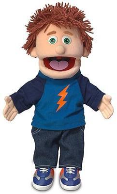 14" Tommy, Peach Boy, Hand Puppet, by Silly Puppets