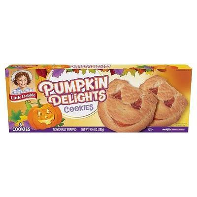 Little Debbie Pumpkin Delights, 8 Individually Wrapped Cookies, 9.96 OZ Box