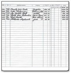 EGP Register for Executive Deskbook Checks, 5 Registers