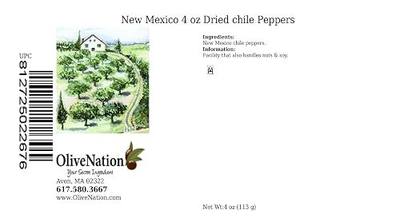 OliveNation New Mexico Dried Whole chile Peppers - 4 oz. | Dried Whole Peppers with Seeds Add Subtle Heat with Earthy/Floral Notes to Salsa, Seasoning Blends, Savory Dishes, Beverages
