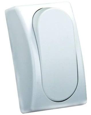 JR Products 13575 Modular On/Off Switch - Single , White