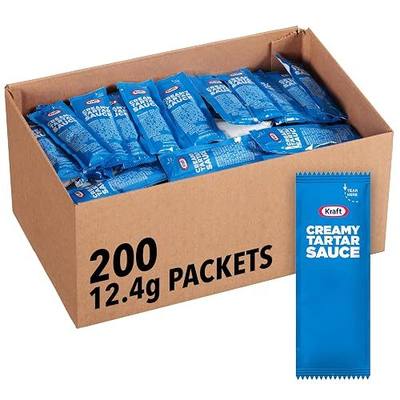 Kraft Creamy Tartar Sauce Packet Single Serve Packet (0.44 oz Packets, Pack of 200)