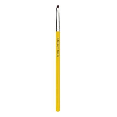 Bdellium Tools Professional Makeup Brush - Studio Series 760 Liner/Brow - With Soft Synthetic Fibers, For Smudging out Eyeliner (Yellow, 1pc)
