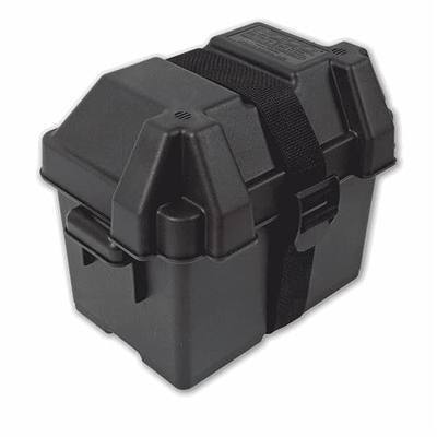 NOCO Snap-Top HM082BKS Battery Box, Group U1 12V Outdoor Waterproof Battery Box for Lawn and Garden, Tractor and Mobility Batteries