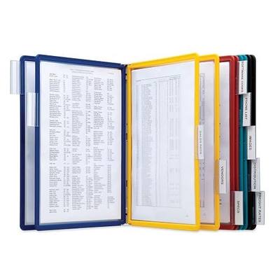 Durable Vario Wall Reference System, 10 Panels, Assorted Borders And Panels
