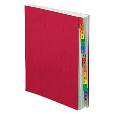 Pendaflex A-Z Expanding Desk File, Letter Size, Red Pressboard Cover (11017)