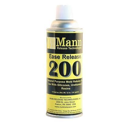 Mann Ease Release 200, 14 Fluid Ounce Aerosol Can – Professional Mold Release Agent for Composite, Rubber & Plastic Molding