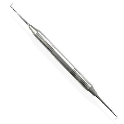 Osung Dental Sickle Scaler JAC 34/35, Posterior Sickle Scaler Application, Stainless Steel Dental Scaler Tool - Standard Periodontal Equipment