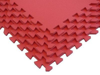 Interlocking Foam Floor Tiles From Square Brands for MMA | Gym Flooring for Home | Puzzle Mat | Exercise Mat | Play Tiles | 3/8"