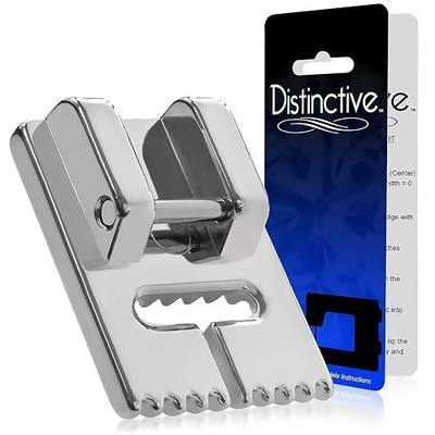 Distinctive Pintuck Sewing Machine Presser Foot - Fits All Low Shank Snap-On Singer*, Brother, Babylock, Euro-Pro, Janome, Kenmore, White, Juki, New Home, Simplicity, Elna and More!
