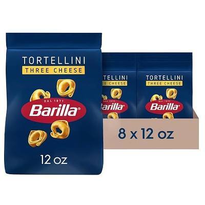 Barilla Three Cheese Tortellini, Non-GMO Pasta Kosher, 12oz. (8PK)