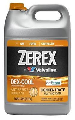 Zerex Dex-Cool Antifreeze Coolant Concentrate 1 Gallon