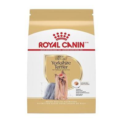 ROYAL CANIN Breed Health Nutrition Yorkshire Terrier Adult Dry Dog Food, 2.5 lb Bag.