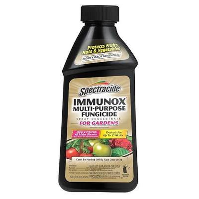 Spectracide Immunox Multi-Purpose Fungicide for Gardens, 16 Oz | Cures & Prevents Diseases, Protects Fruits, Nuts, Vegetables & More, Protects up to 2 Weeks, Apply Concentrate With Sprayer