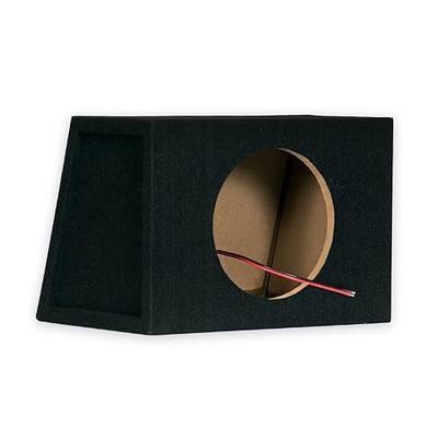 New Single Car Black Subwoofer Box Sealed Automotive Enclosure for 8-Inch Woofer 8S Black