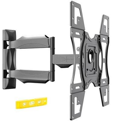 Invision TV Wall Mount Bracket with Tilt and Swivel 20 Inch Articulating Arm/Ultra Slim 1.8-Inch Wall Profile for Most 26-55 Inch LED/LCD/Plasma/4K/3D & Curved Screens (HDTV-L)