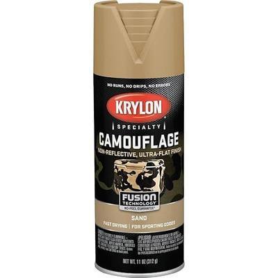 Krylon Camouflage 11 Oz. Ultra-Flat Spray Paint, Sand - 1 Each
