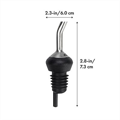 OXO SteeL Bottle Pourer, Stainless Steel, 4 Oz