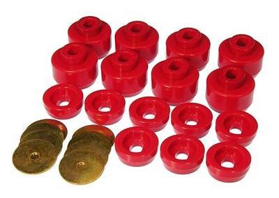 Prothane (7-141) 99-06 Chevy Silverado 2/4wd Body Mounts - Red