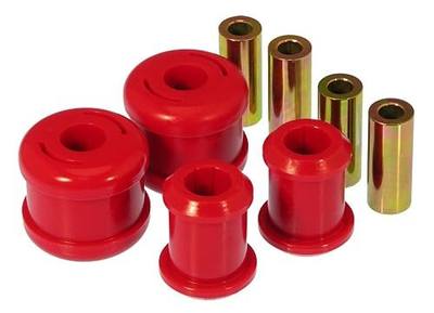 Prothane (8-215) 01-02 Honda Civic Front Control Arm Bushings - Red