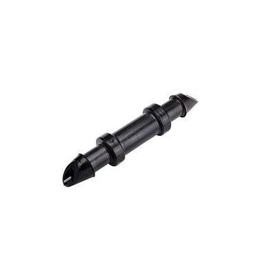 Raindrip 312050B Drip Irrigation Fittings Single Barbed Coupling Connectors, 1/4-Inch, 50 Per Bag, for Trees, Shrubs, Gardens, Black