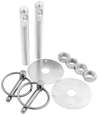 Allstar Performance ALL18500 1/2" Aluminum Hood Pin Kit, Silver