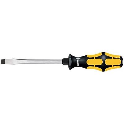 Wera 05018270001 Kraftform Plus 932 A Slotted Screwdriver, 10mm Head, 7" Blade Length, Multicolor