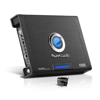 Planet Audio AC1600.4 Anarchy Series 4 Channel Class A/B Car Amplifier - 1600 High Output, High/Low Pass Crossover, Hook up to Subwoofer for Bass