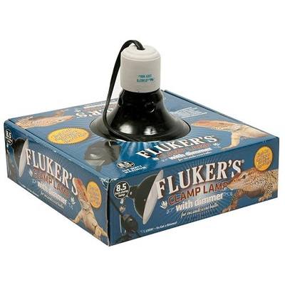 Fluker's Repta-Clamp Lamp, Heavy Duty Clamp Light For Reptile Tanks and Terrariums, UL/CUL Approved, Great for Reptile Basking, 150-Watt Maximum with Dimmable Switch, 8.5" | Heavy Duty Clamp Light for Reptile Tanks and Terrariums, UL/CUL Approved, Great for Reptile Basking, with Dimmable Switch