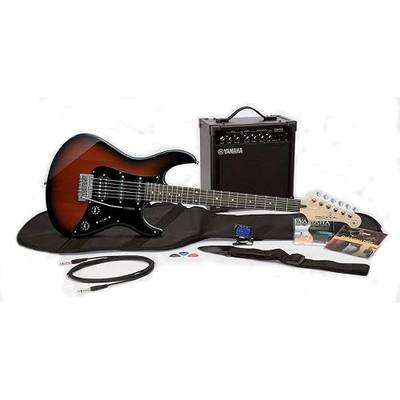 Yamaha GigMaker EG Electric Guitar Pack with Amplifier, Gig Bag, Tuner, Cable, Strap and Picks - Old Violin Sunburst