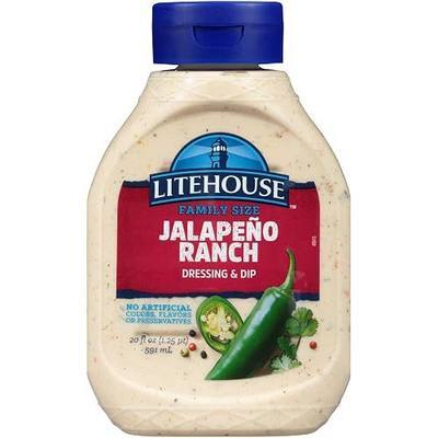 Litehouse Jalapeno Ranch Dressing, 20 oz Squeeze Bottle