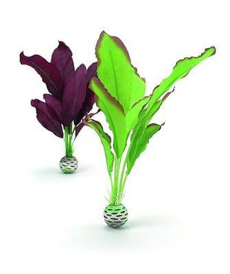 biOrb Silk Plant Set Medium Green & Purple