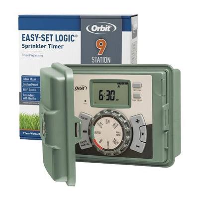 Orbit 57899 9-Station Outdoor Swing Panel Sprinkler System Timer