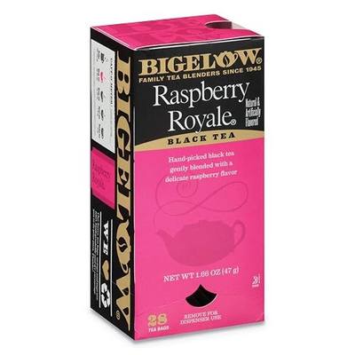 Bigelow Tea 003401 Raspberry Black Tea, Raspberry, 0.34 lbs, 28/Box