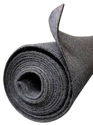 Polymat Audio 16 Ft by 3.75 Ft Wide Charcoal/Dark Grey Car Sub Woofer Speaker Box Carpet, Dj Enclosure Latex Backed Felt and Trunk Liner 16'X3.75', 192"x45"