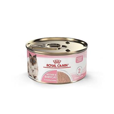 Royal Canin Feline Health Nutrition Mother & Babycat Queen Ultra Soft Mousse in Sauce Cat Food, 3 oz (Pack of 24).