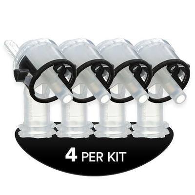 3M Accuspray Atomizing Head, 16611, Clear, 1.8 mm, 4 Pack | Use for Very Low-to-High-Viscosity Coatings