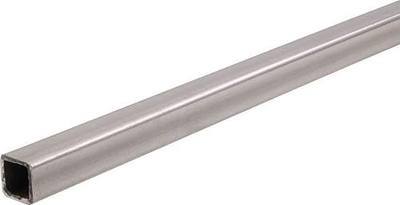 Small Parts Unpolished (Mill) 1008-1010 Steel Square Tube, 1" Square Tube, 0.083" Wall Thickness, 0.0834" Inner Diameter, 4' Length
