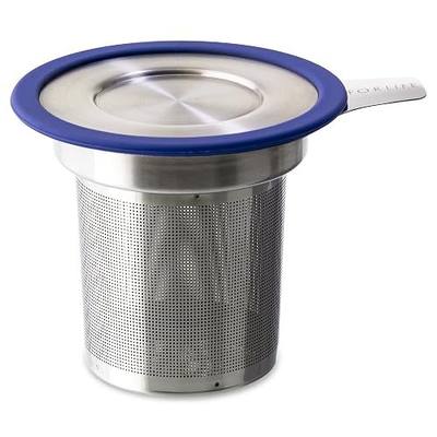 FORLIFE Brew-in-Mug Extra-Fine Tea Infuser with Lid, Marine