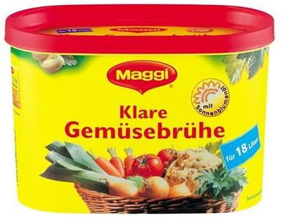 Maggi Clear Vegetables Broth (Klare Gemusebruhe) -for 18 L