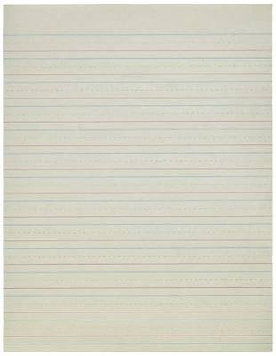 School Smart-85319 Red & Blue Newsprint Paper, 1/2 Inch Ruled, 8-1/2 x 11 Inches, 500 Sheets