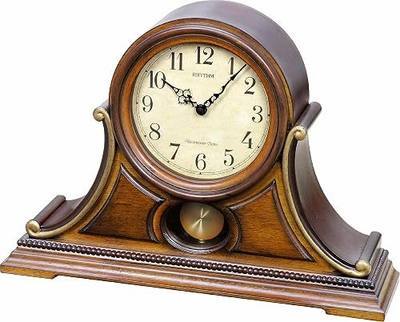 Rhythm Clocks "Tuscany II Wooden Musical Mantel Clock