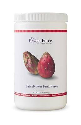 Prickly Pear Puree Frozen - 6 Jars of 30 Oz Puree In a Case - Exotic Fuchsia Fruit, Kosher, Perfect for Unique Desserts and Cocktails