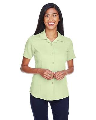 Harriton Men's Two-Tone Bahama Cord Camp Shirt