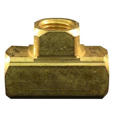 Milton 655 1/4" FNPT Brass Tee Hose Fitting - Box of 5