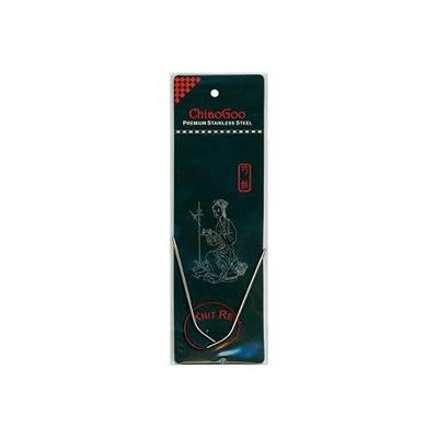 ChiaoGoo 9-Inch Red Line Circular Knitting Needles, 1/2.25mm (6009-1)