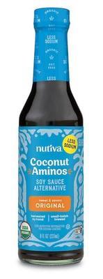 Coconut Secret Coconut Aminos - 8 fl oz - Low Sodium Soy Sauce Alternative, Low-Glycemic - Organic, Vegan, Non-GMO, Gluten-Free, Kosher - Keto, Paleo, Whole 30 - 48 Servings