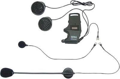 Sena SMH-A0302 Helmet Clamp Kit with Boom and Wired Microphones for SMH10 Bluetooth Headset, Black