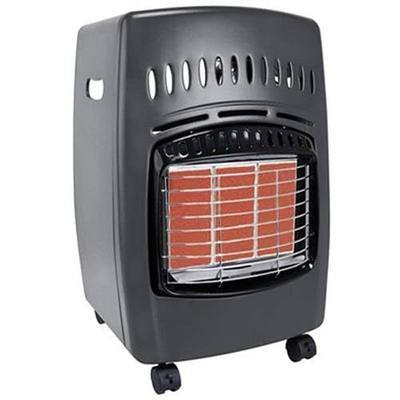 Comfort Glow GCH480 Propane(LP) Cabinet Heater | No Electricity Required, Run up to 60 hrs on 20 lb Propane Tank, Heats up to 450 sq ft Area, Piezo Ignition, Easy Roll Caster
